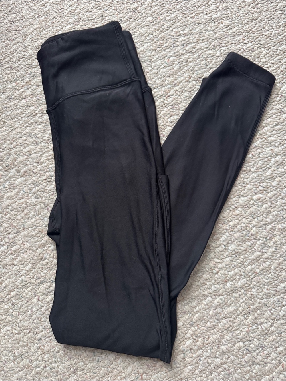 lululemon athletica Black fleece lined High-Rise Leggings